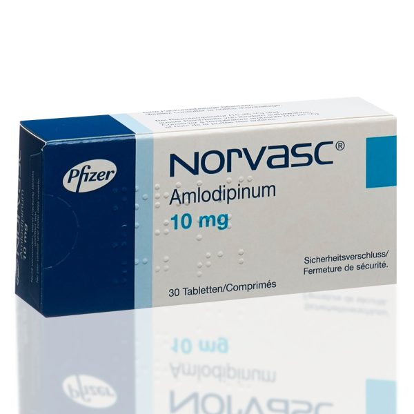 Verpackung Norvasc 10 mg Pfizer