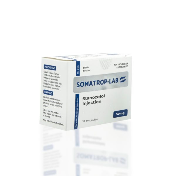 Verpackung Stanozolol Injection 50 mg Somatrop-Lab